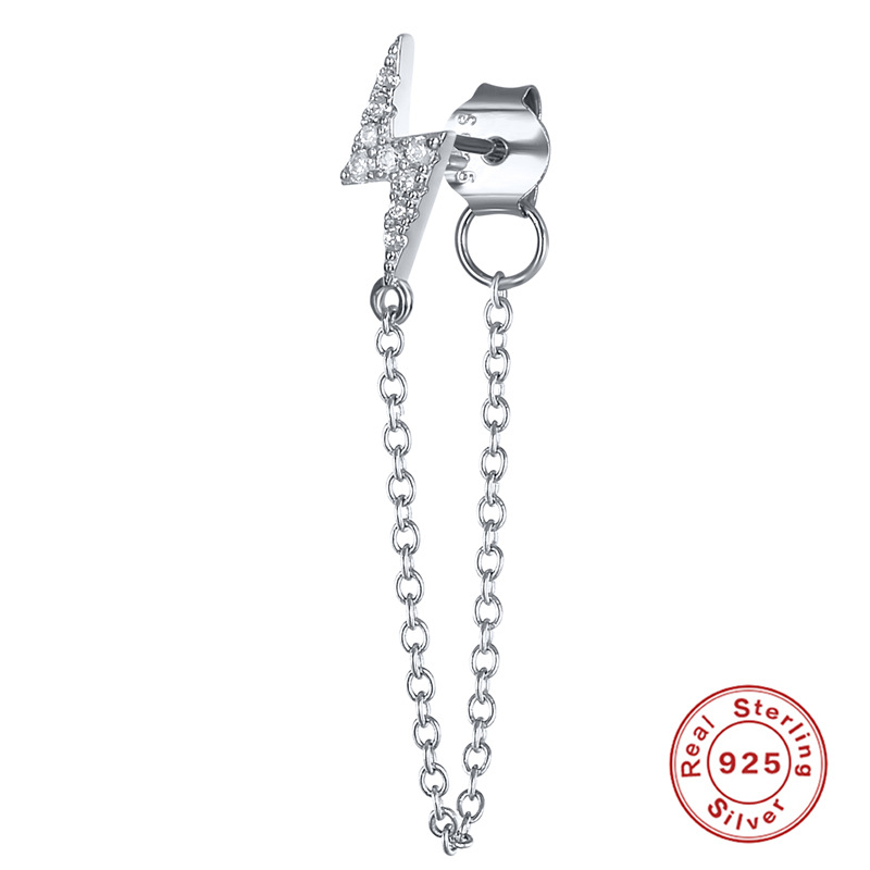 Platinum single lightning ear cord