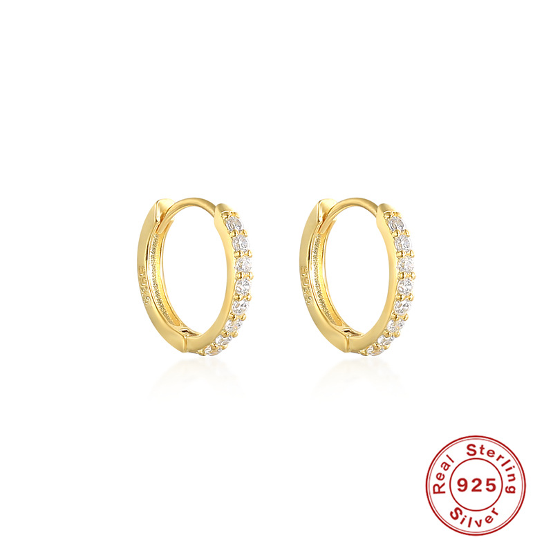 Gold-White Diamond 8mm
