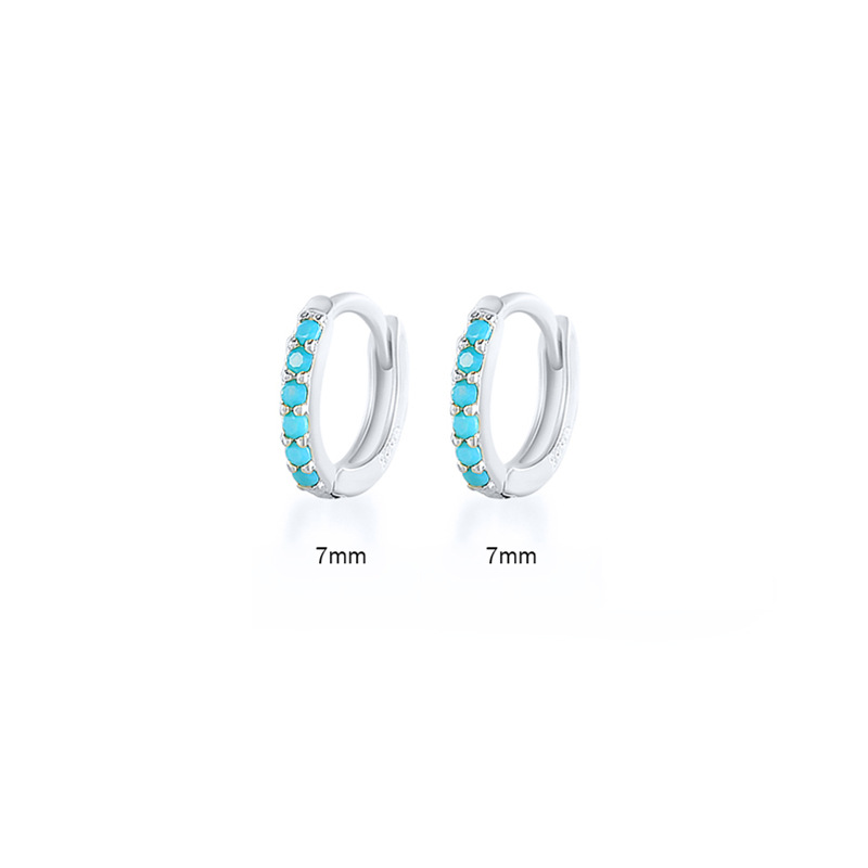 platinum-Turquoise 7mm