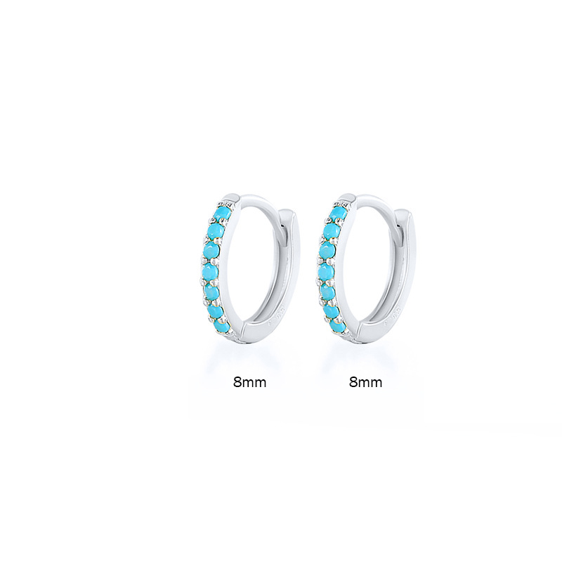 platinum-turquoise 8mm