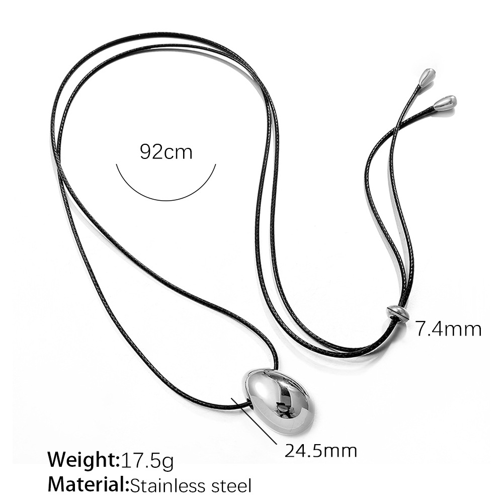 MYL10S silver sweater chain