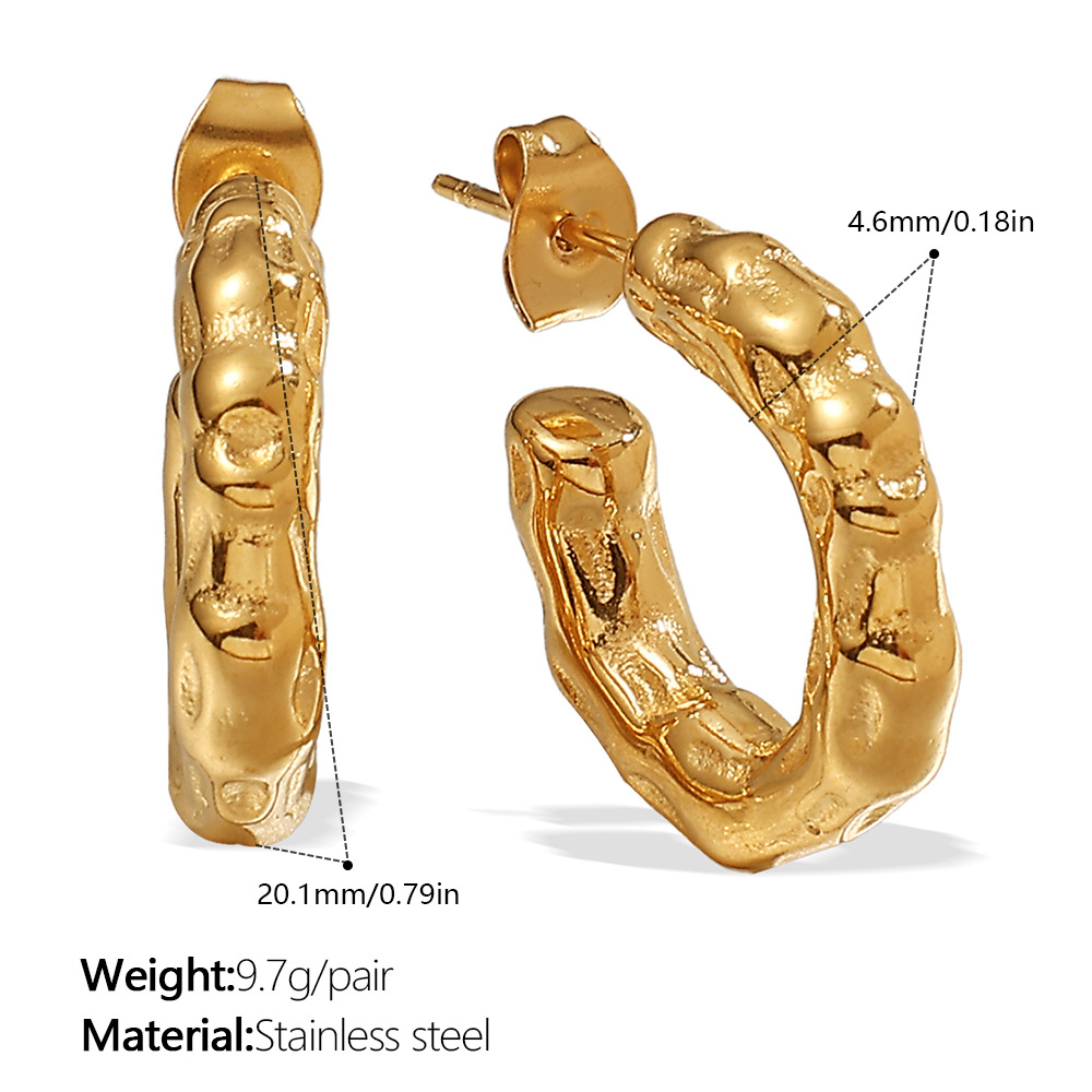 Eh1132g gold earrings