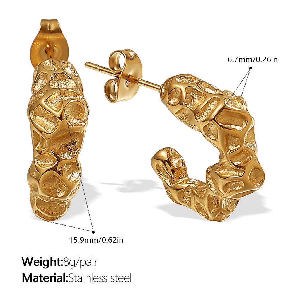 Eh1133g gold earrings