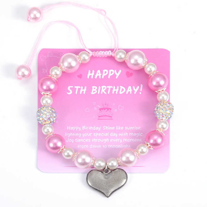 Bracelet   5 year old card