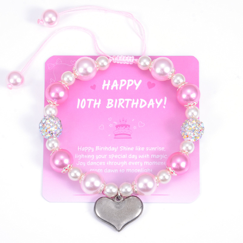 Bracelet   10 year old card