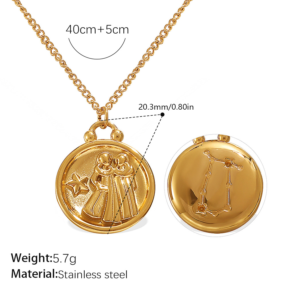 Xl769g3 gold necklace