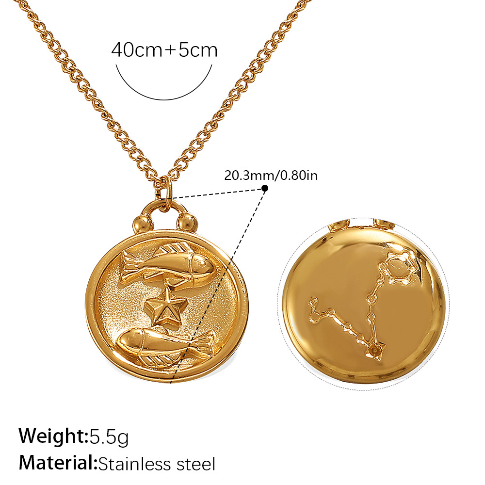 Xl769g9 gold necklace