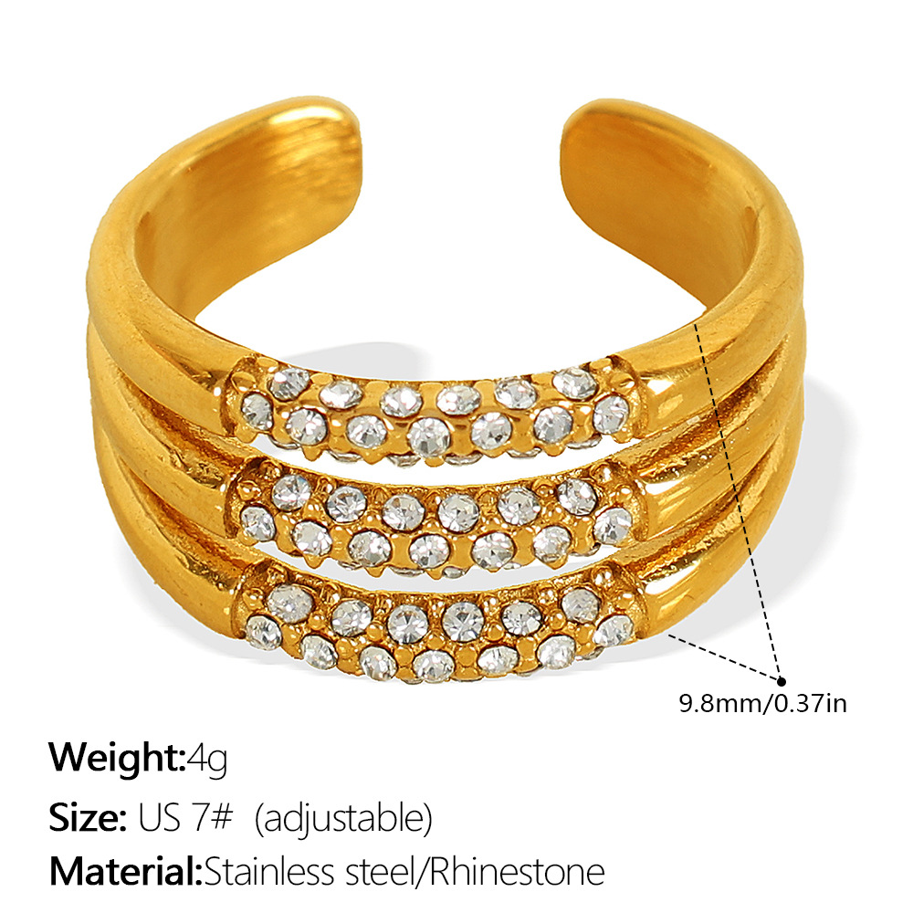 Jz49g meiwei 7 # Gold ring