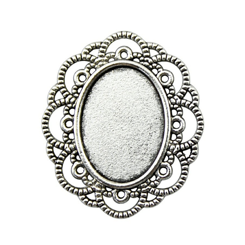 13x18mm - Antique silver