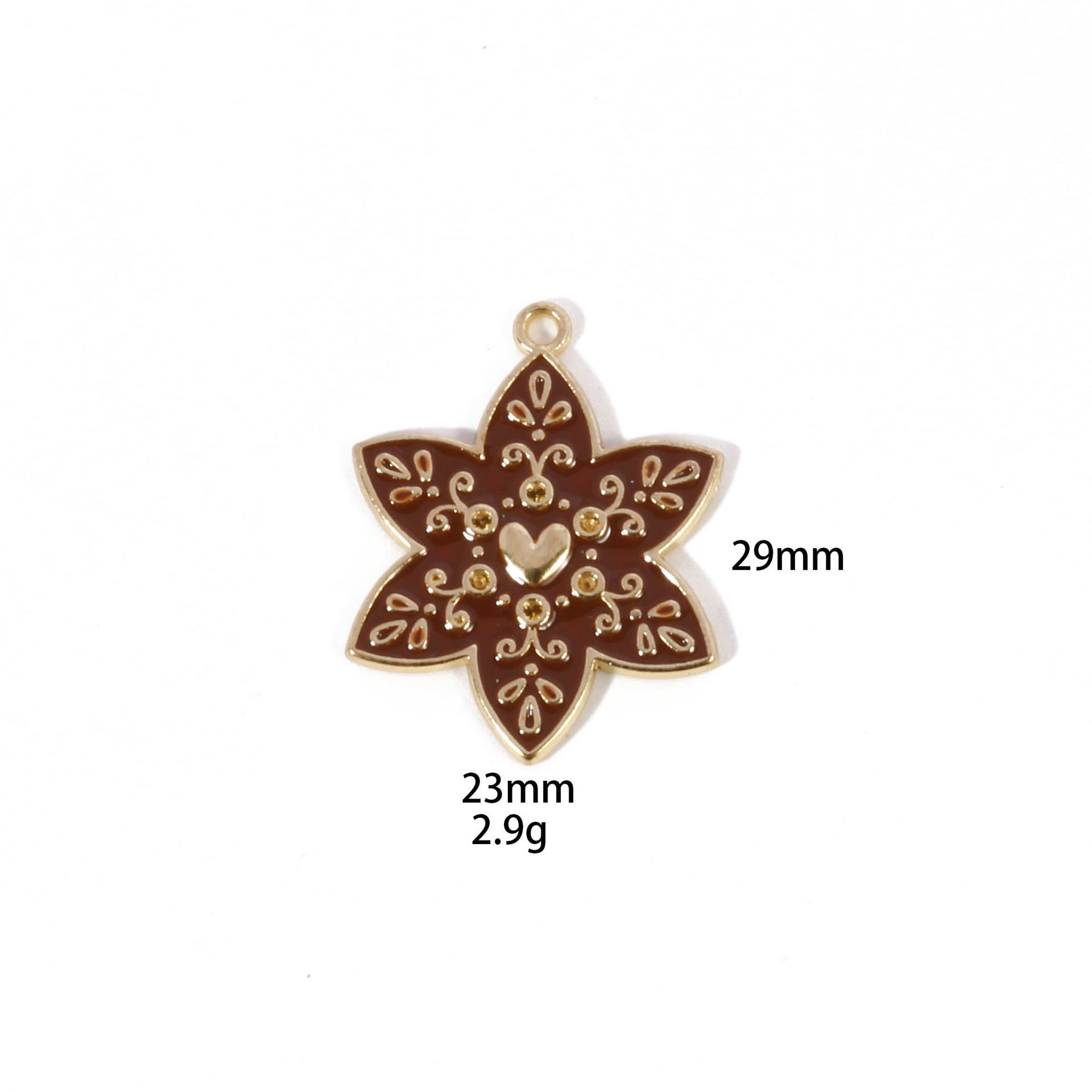 4#Brown snowflake