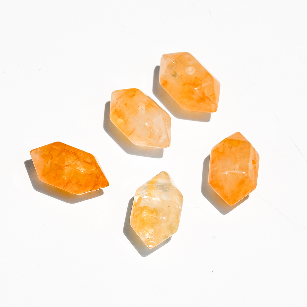 Yellow gum flower crystal