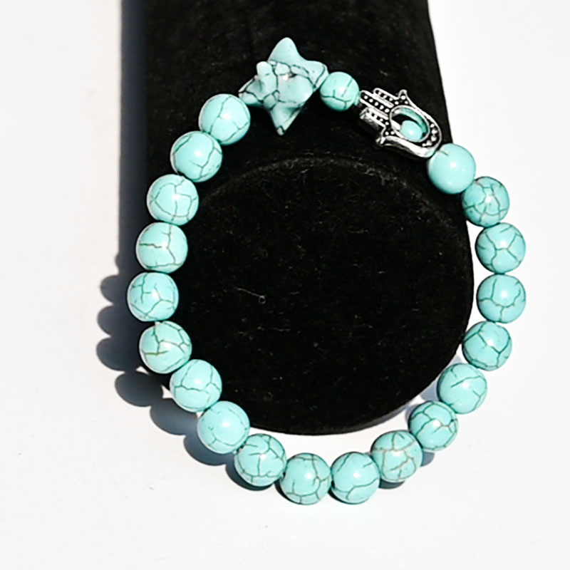 synthetic blue turquoise