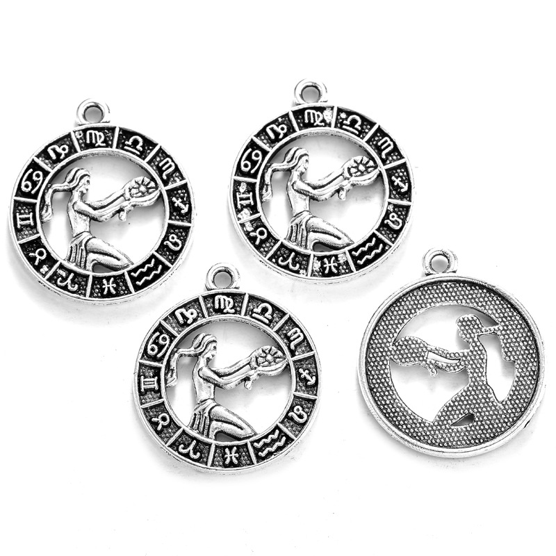 Virgo ancient silver/24*21mm/1.69g