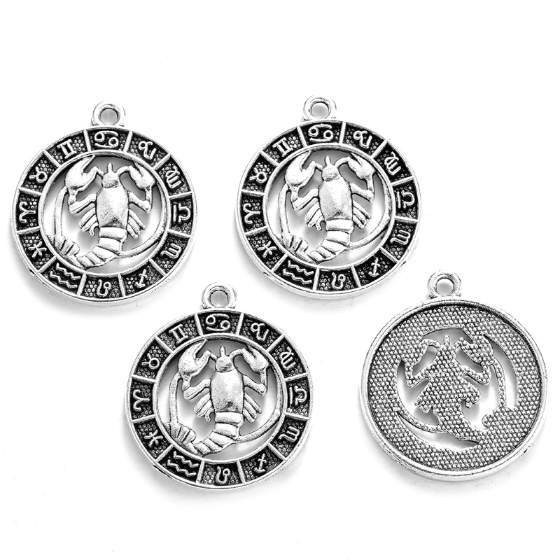 Cancer Ancient Silver // 24*21mm/1.83g