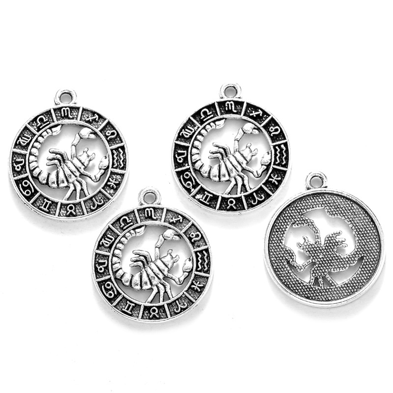 Scorpio Ancient Silver/24*21mm/1.82g