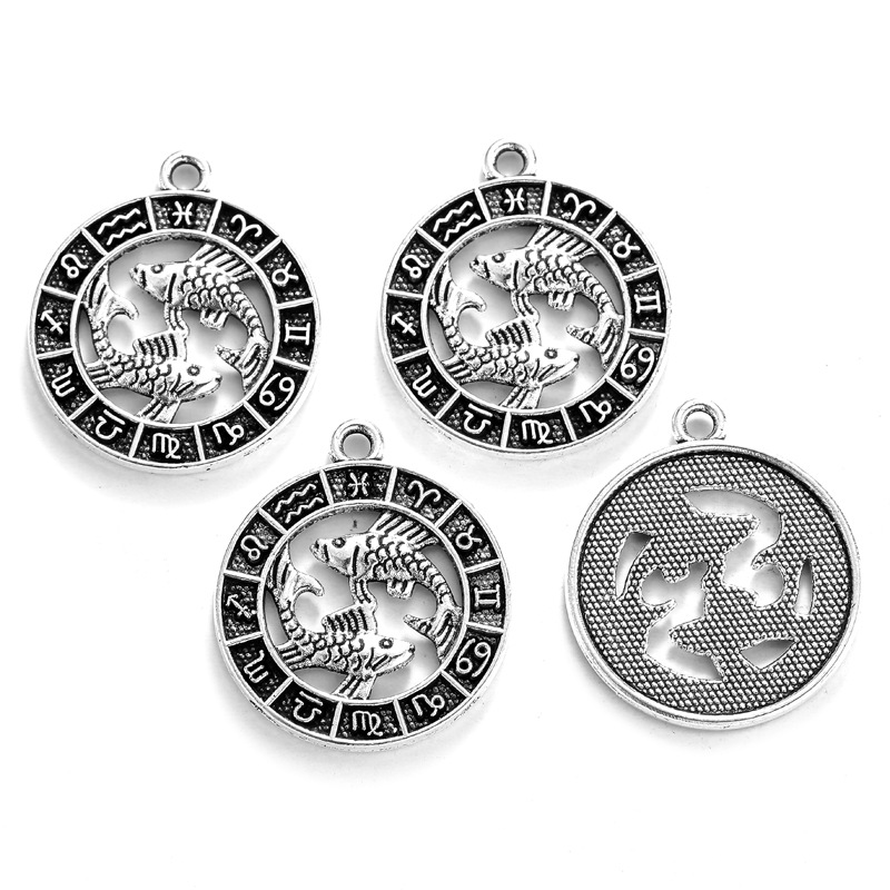 Pisces Ancient Silver/24*21mm/1.82g