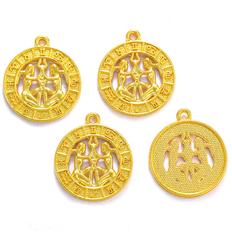 Gemini gold/24*21mm/2.11g