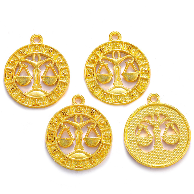 Libra Gold/24*21mm/1.86g