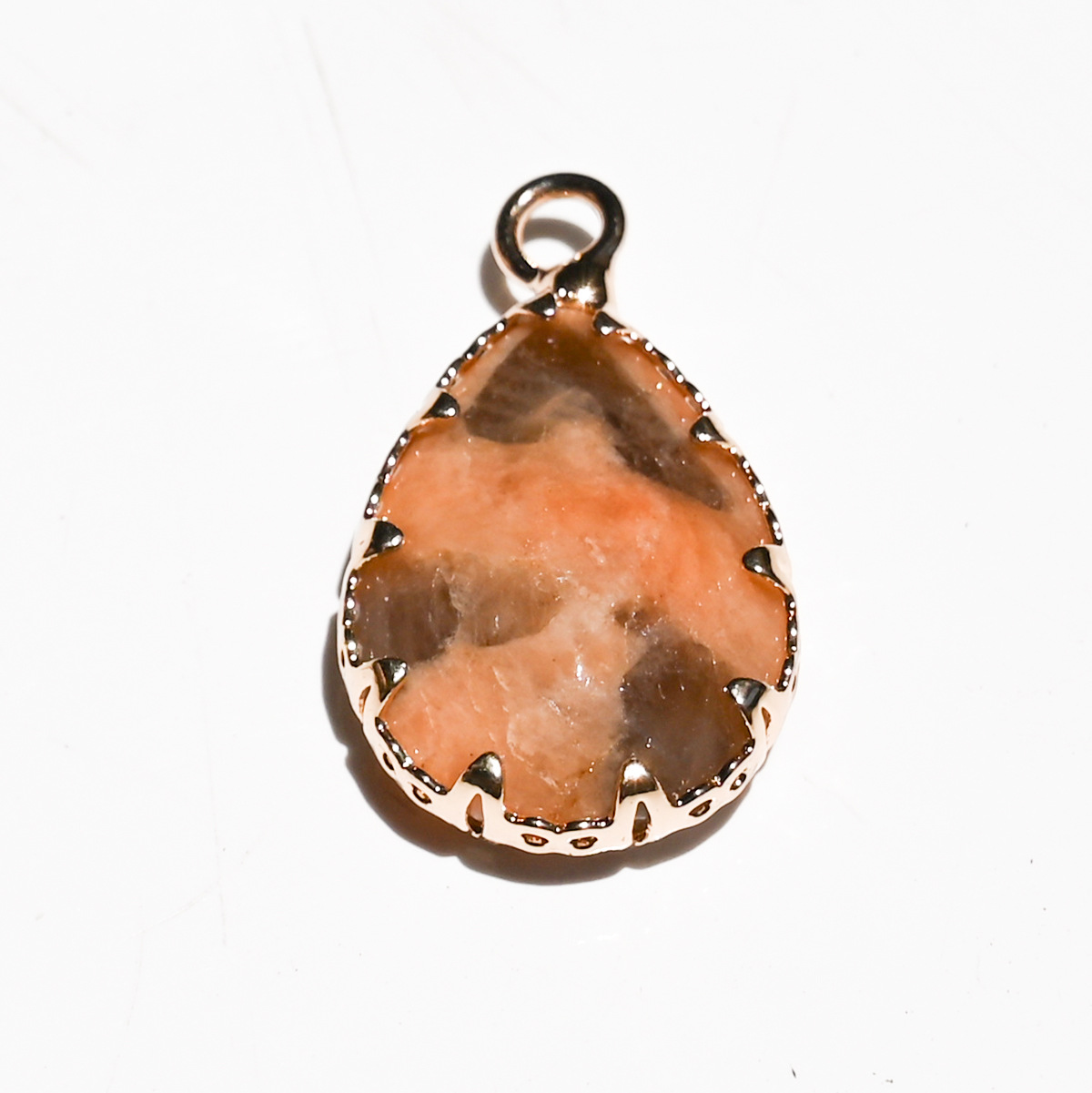 Pink leopard stone (single hanging)