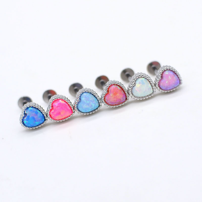 Thick needle silver 6mm