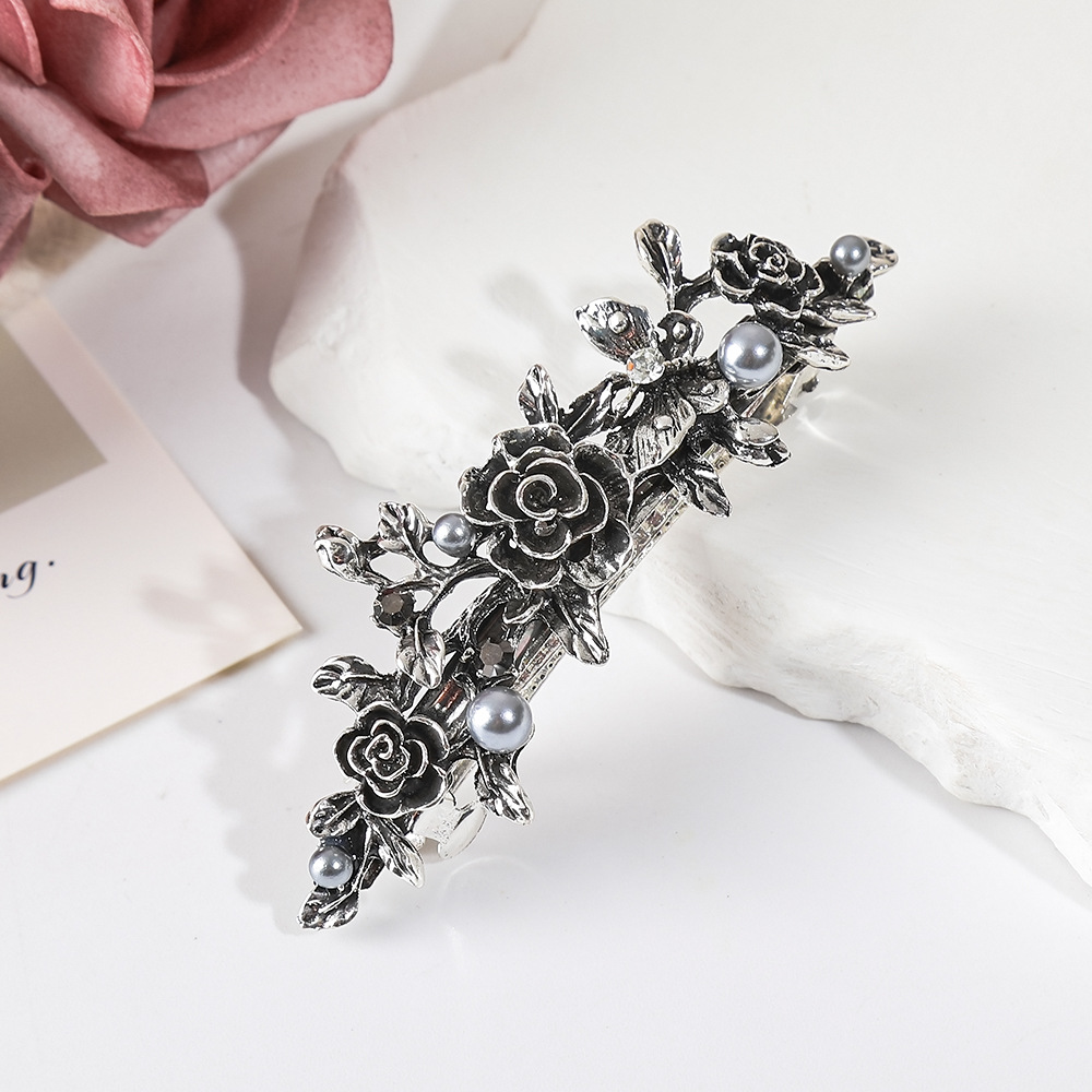 Three Flowers Ancient Silver