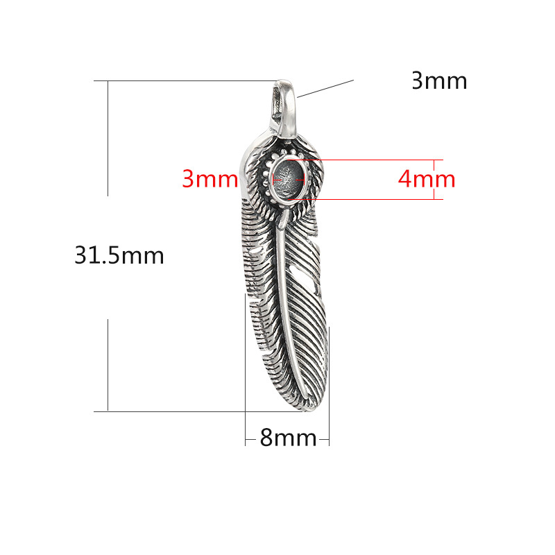 Stone position 3 * 4mm