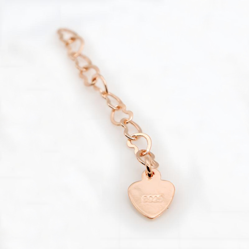 chapado en color oro rosado