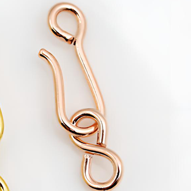 rose gold color plated