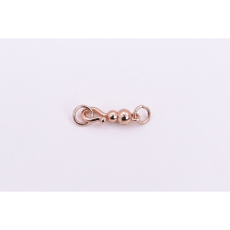 Double circle-plated rose gold