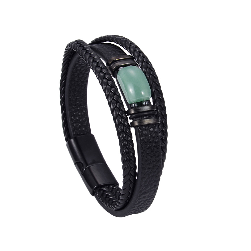 Green aventurine tiger eye bracelet