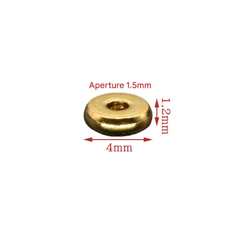 Bright gold 4*1.2mm
