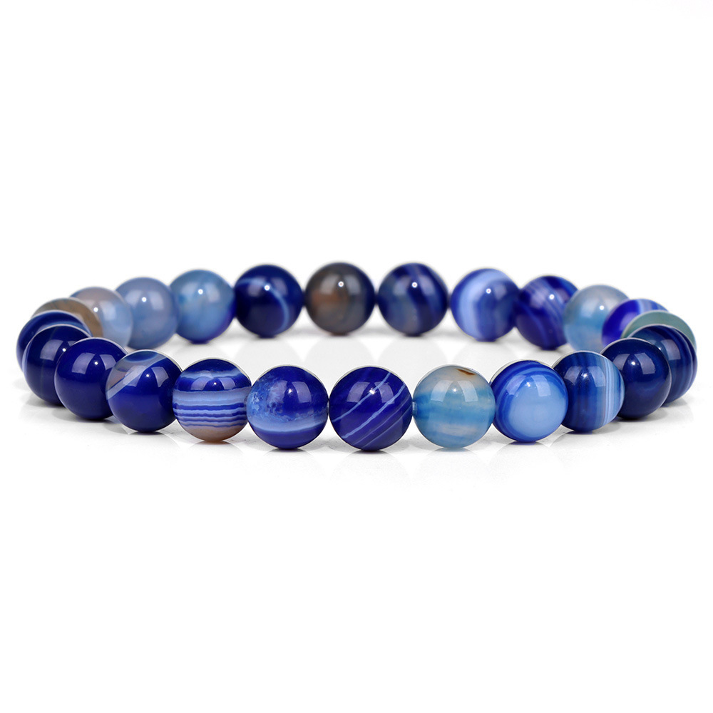 Blue striped agate
