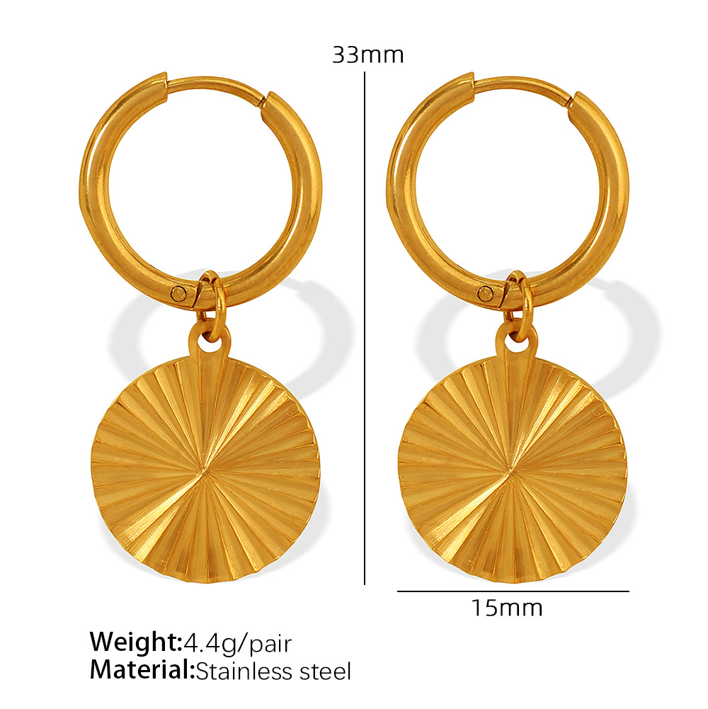 EH438 Gold Earrings