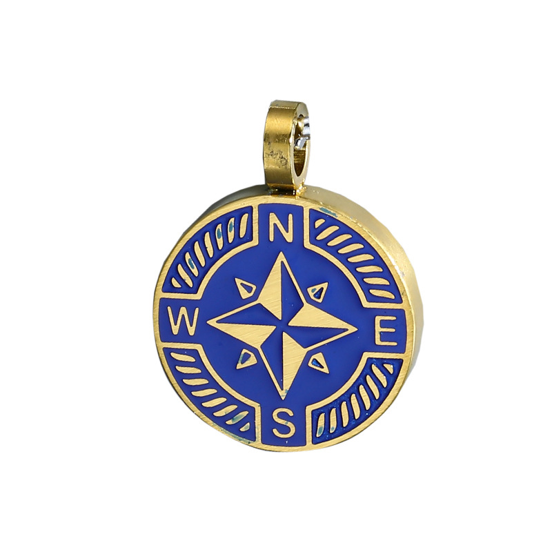 Blue gold pendant