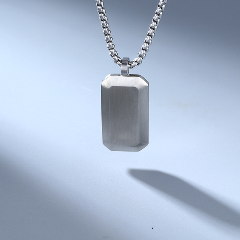 steel color necklace 60cm