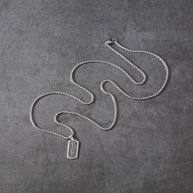 Necklace 60cm (steel color)