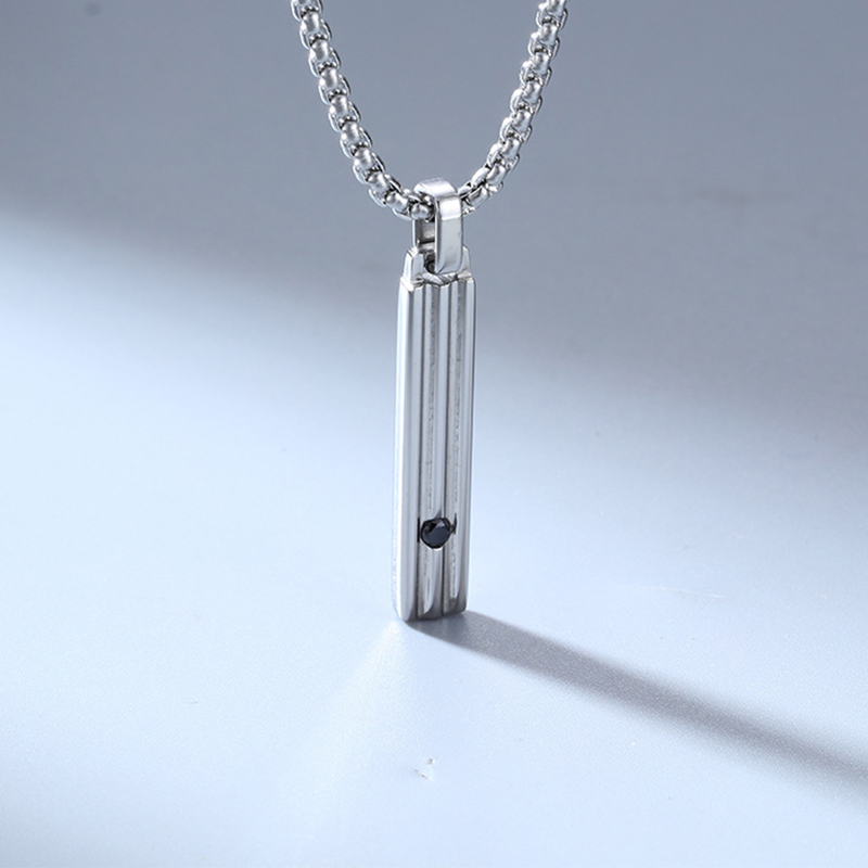 P0359 steel color pendant steel color necklace 60cm