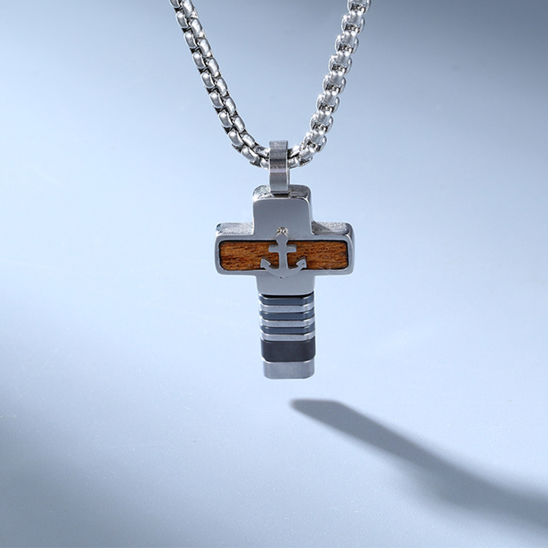 steel color necklace 60cm