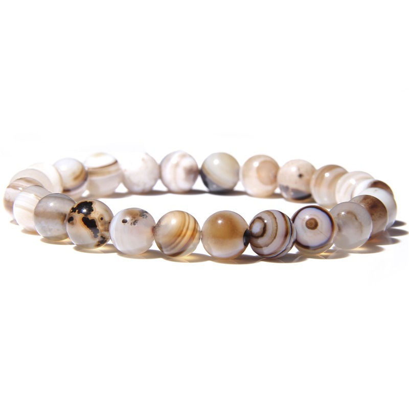 Gray striped agate