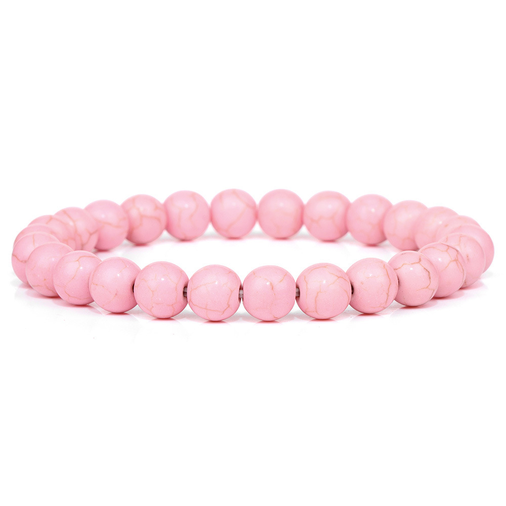Synthetic pink turquoise