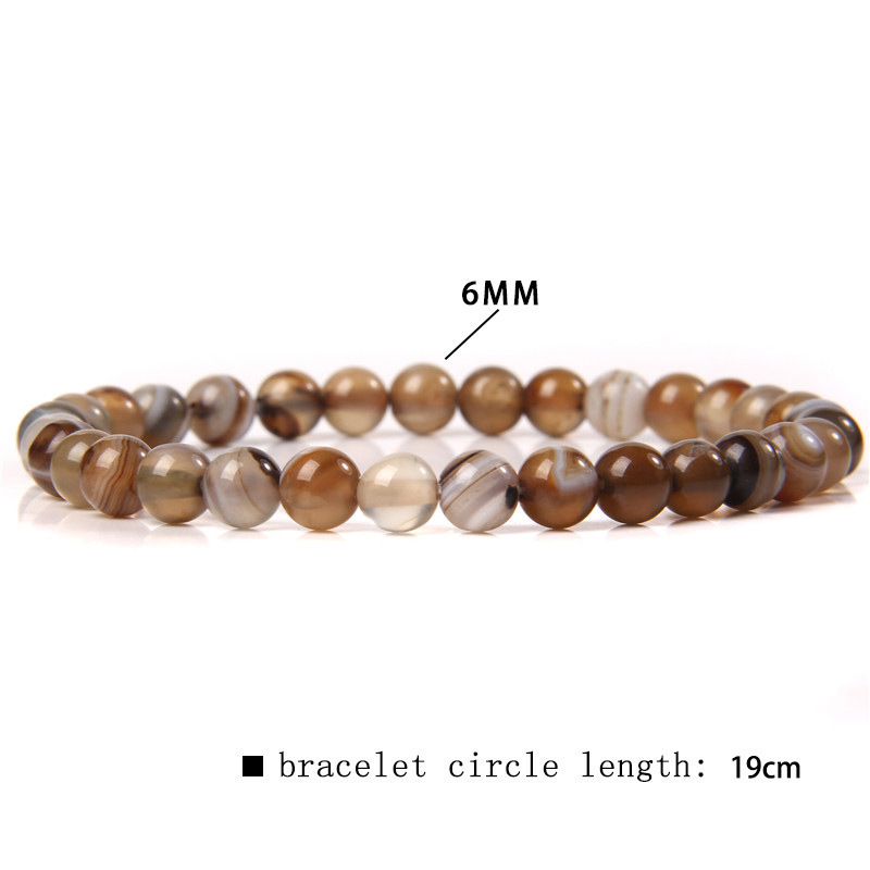 Brown striped agate
