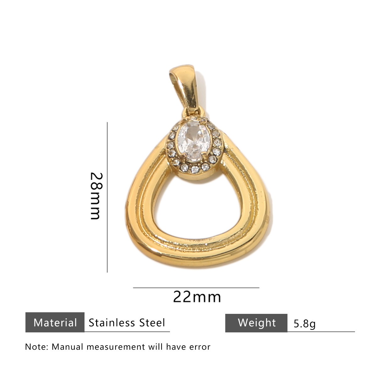 Water drop pendant-3