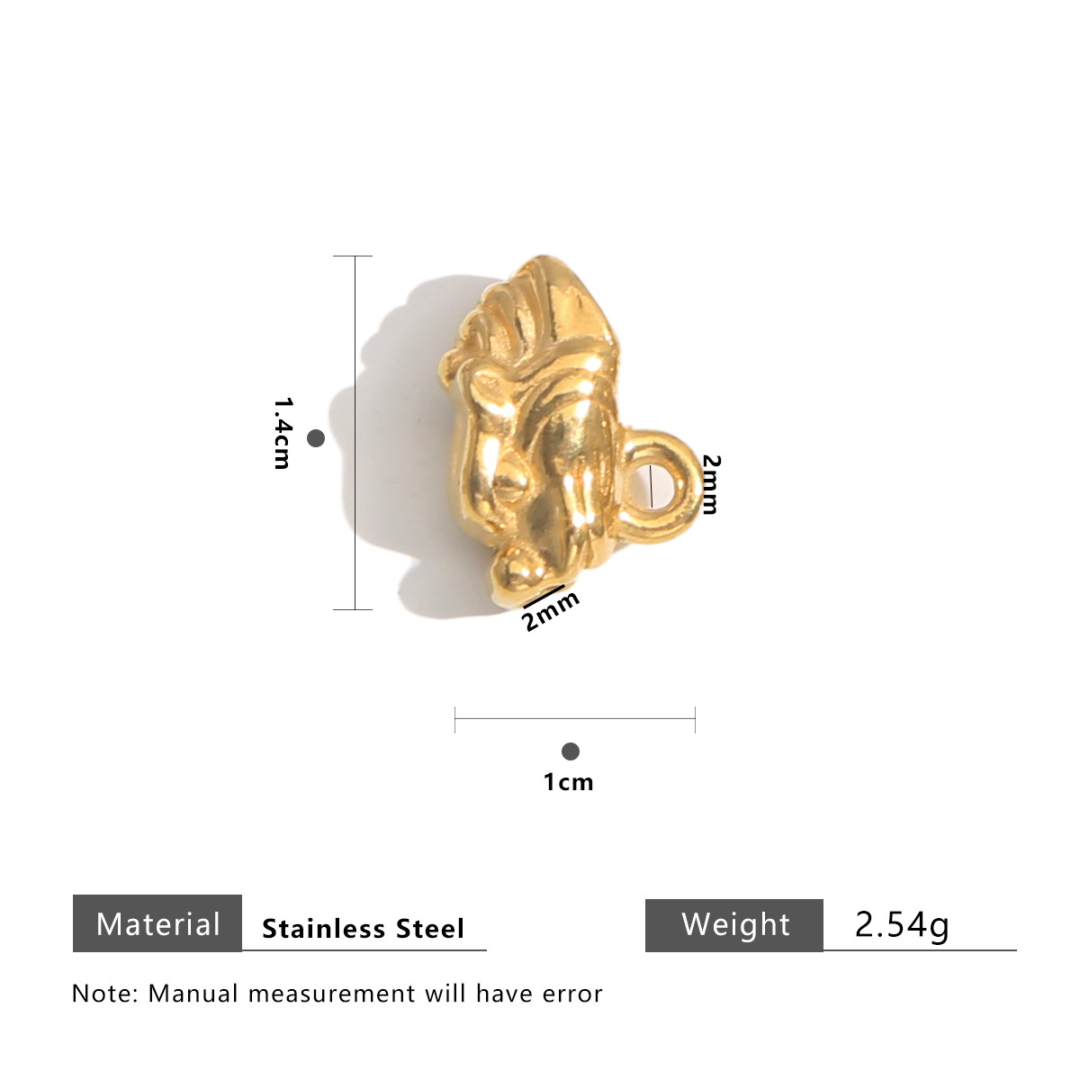Gold faucet ring