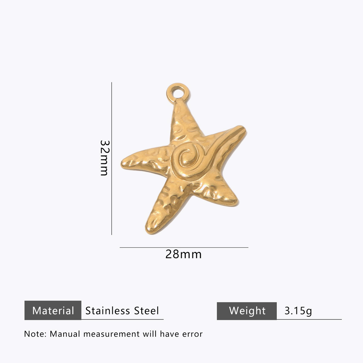 Golden large starfish