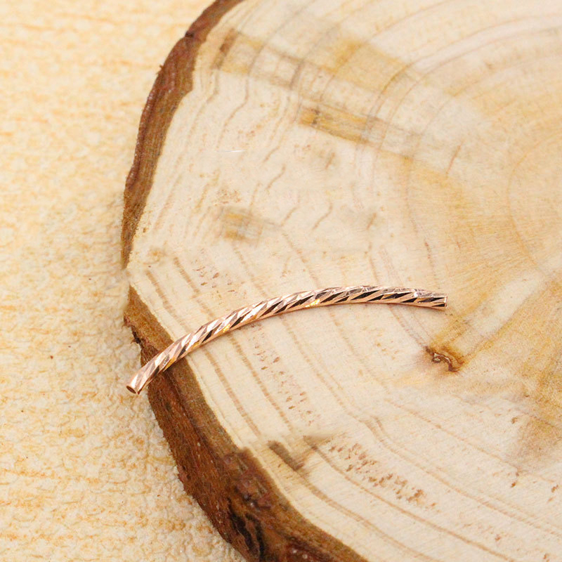 rose gold color plated