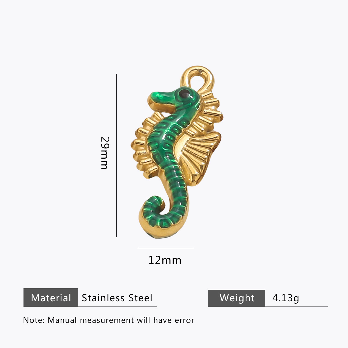 Green seahorse