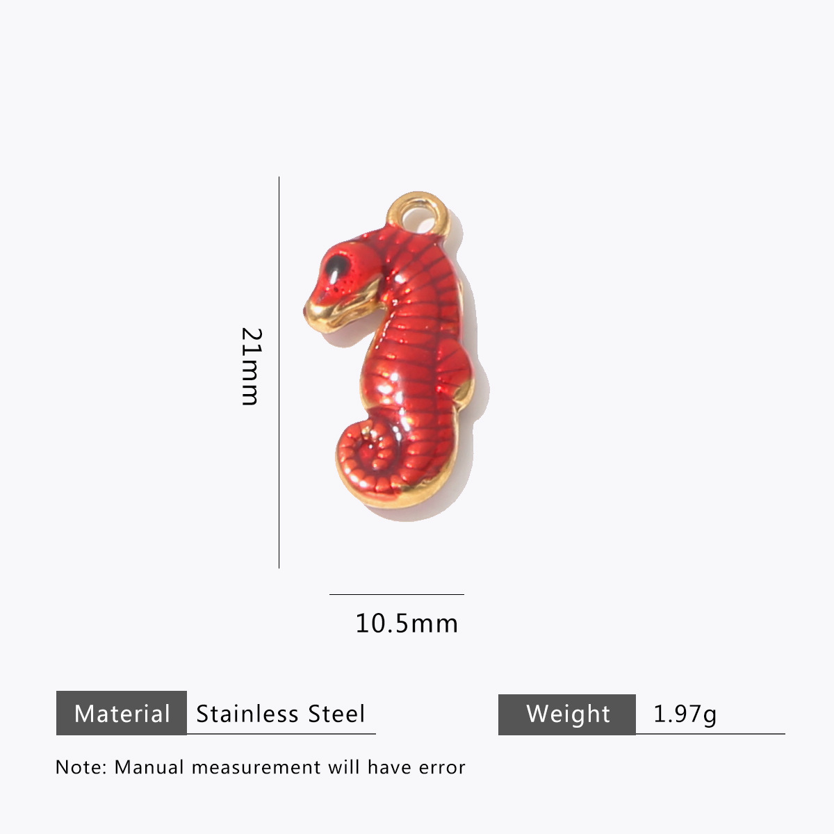 Red seahorse