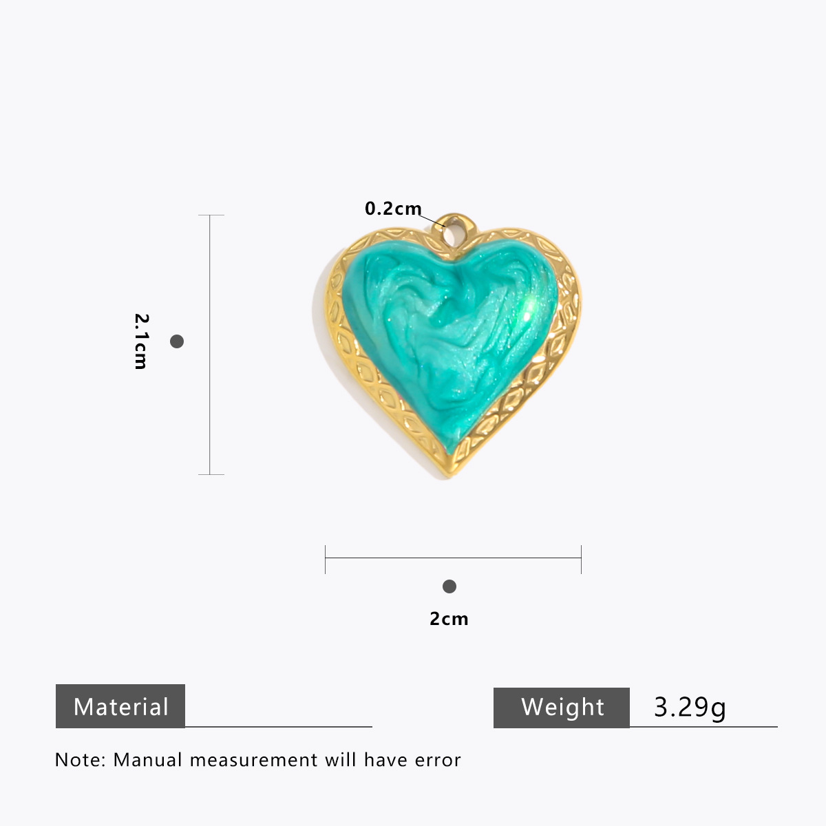 Green cross pattern gold
