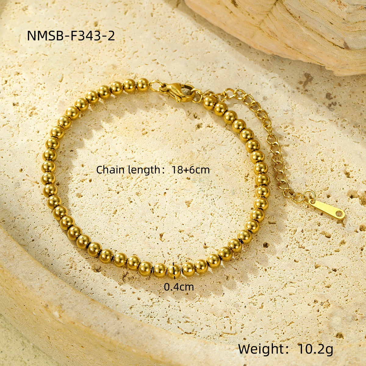 Nmsb-f343-2 small round beads