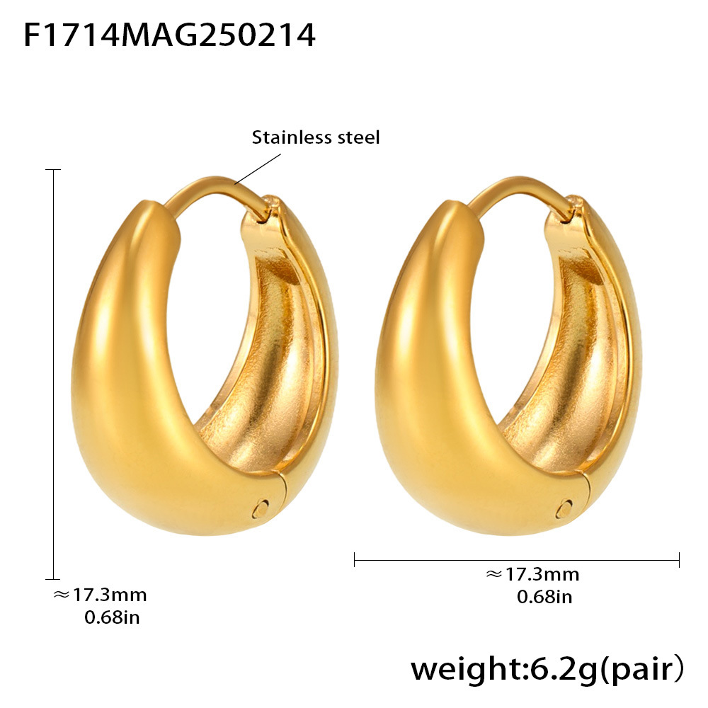 F1714-gold earrings-17mm